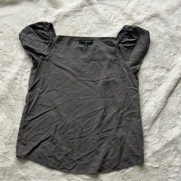 Banana Republic Puff Sleeve Square Neck Top Size XS | 100% Lyocell | Soft - Picture 1 of 5